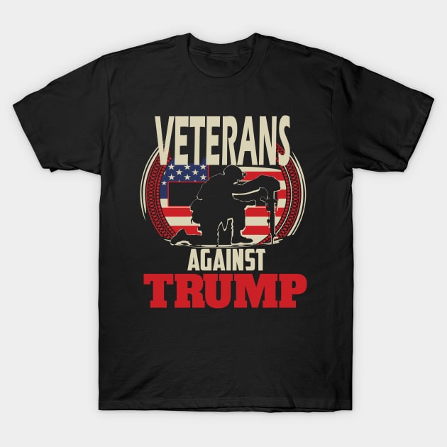 Veterans against trump 2020 veterans gift T-Shirt by DODG99